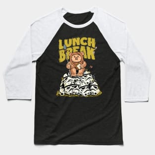 Lunch break Baseball T-Shirt